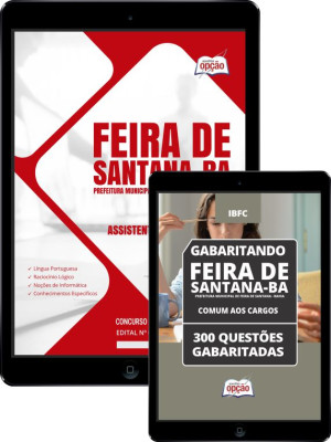 Combo Prefeitura de Feira de Santana - BA - Assistente Administrativo