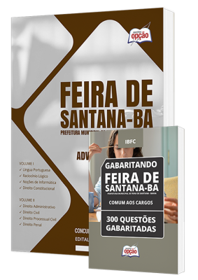 Combo Prefeitura de Feira de Santana - BA - Advogado e Analista Jurídico