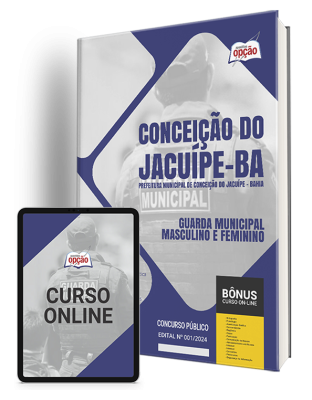 Apostila Prefeitura de Conceição do Jacuípe - BA 2024 - Guarda Municipal - Masculino e Feminino