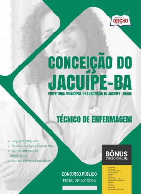 Apostila Prefeitura de Conceição do Jacuípe - BA 2024 - Técnico de Enfermagem