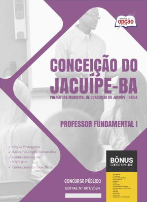 Apostila Prefeitura de Conceição do Jacuípe - BA 2024 - Professor Fundamental I