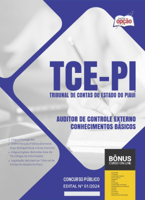 Apostila TCE-PI 2024 - Auditor de Controle Externo - Conhecimentos Básicos