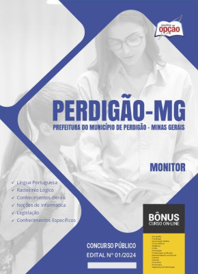 Apostila Prefeitura de Perdigão - MG em PDF - Monitor 2024