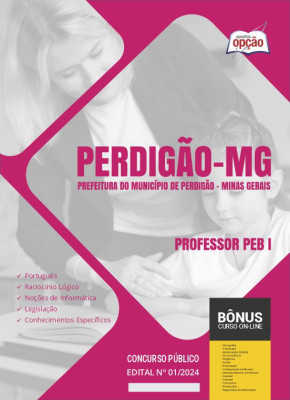 Apostila Prefeitura de Perdigão - MG 2024 - Professor PEB I