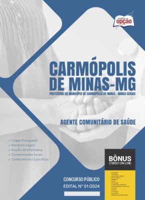 Apostila Prefeitura de Carmópolis de Minas - MG 2024 - Agente Comunitário de Saúde