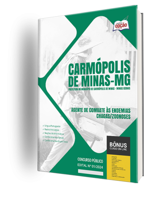 Apostila Prefeitura de Carmópolis de Minas - MG 2024 - Agente de Combate às Endemias/Chagas/Zoonoses