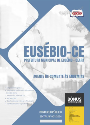 Apostila Prefeitura de Eusébio - CE 2024 - Agente de Combate às Endemias