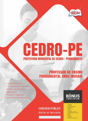 Apostila Prefeitura de Cedro - PE 2024 - Professor de Ensino - Fundamental Anos Iniciais