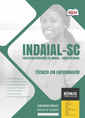 Apostila Prefeitura de Indaial - SC 2024 - Técnico em Enfermagem