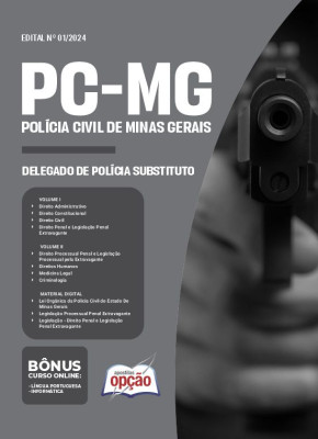 Apostila PC-MG em PDF - Delegado de Polícia Substituto 2024