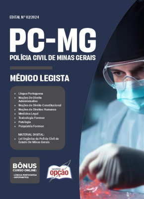 Apostila PC-MG em PDF - Médico Legista 2024