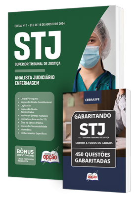 Combo STJ - Analista Judiciário - Área: Apoio Especializado - Especialidade: Enfermagem (Cargo 8)