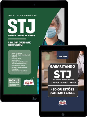 Combo STJ Analista Judiciário - Área: Apoio Especializado - Especialidade: Enfermagem (Cargo 8)