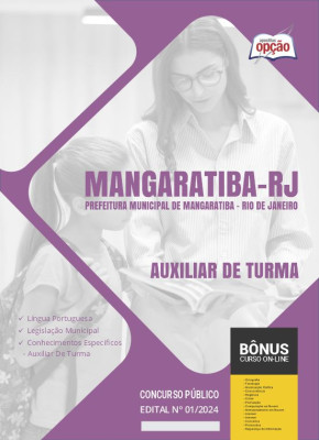 Apostila Prefeitura de Mangaratiba - RJ 2024 - Auxiliar de Turma