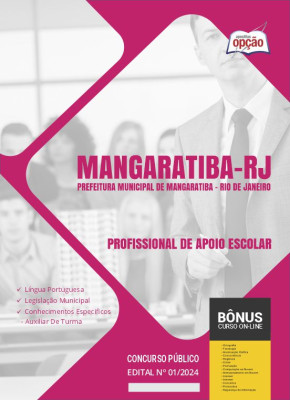 Apostila Prefeitura de Mangaratiba - RJ 2024 - Profissional de Apoio Escolar