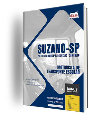 Apostila Prefeitura de Suzano - SP 2024 - Motorista de Transporte Escolar