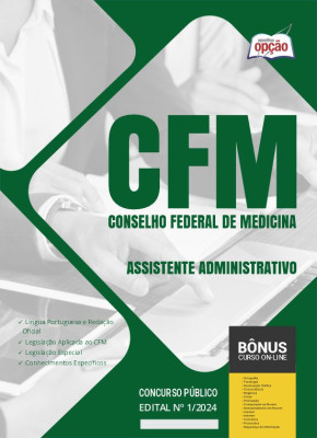 Apostila CFM 2024 - Assistente Administrativo