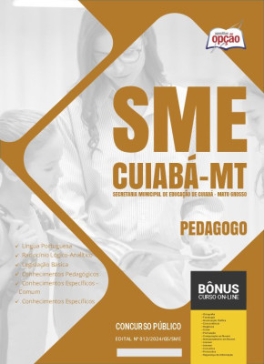 Apostila SME Cuiabá - MT em PDF - Pedagogo 2024