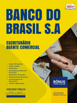 Apostila Banco do Brasil 2024 - Escriturário - Agente Comercial