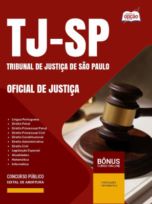 Apostila TJ-SP em PDF - Oficial de Justiça 2024