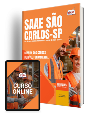 Apostila SAAE São Carlos - SP 2024 - Comum aos Cargos de Nível Fundamental