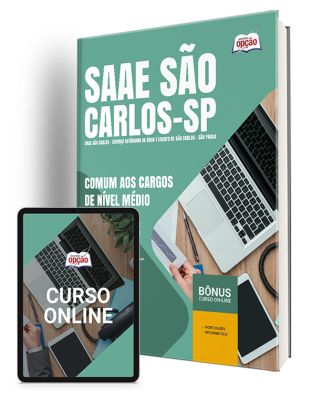 Apostila SAAE São Carlos - SP 2024 - Comum aos Cargos de Nível Médio