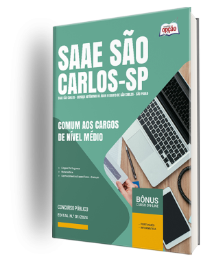 Apostila SAAE São Carlos - SP  - Comum aos Cargos de Nível Médio