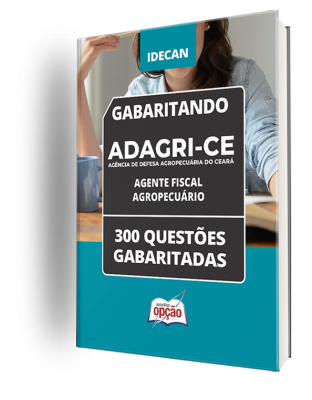 Caderno ADAGRI-CE - Agente Fiscal Agropecuário - 300 Questões Gabaritadas