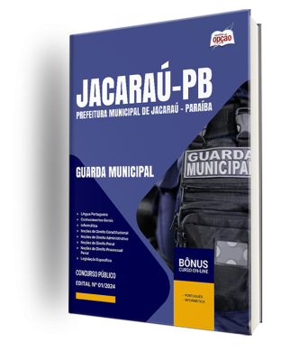 Apostila Prefeitura de Jacaraú - PB 2024 - Guarda Municipal