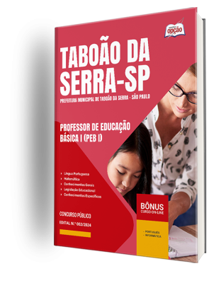 Apostila Prefeitura de Taboão da Serra - SP  - Professor de Educação Básica I (PEB I)