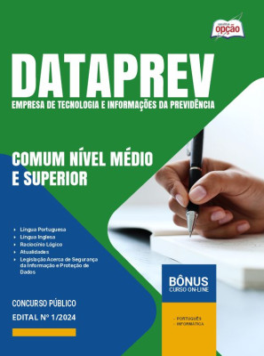 Apostila DATAPREV 2024 - Comum Nível Médio e Superior