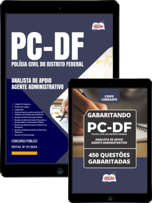 Combo PCDF Analista de Apoio às Atividades Policiais - Especialidade: Agente Administrativo