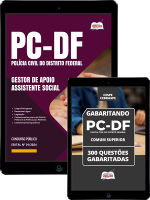 Combo PCDF Gestor de Apoio às Atividades Policiais Civis - Especialidade: Assistente Social