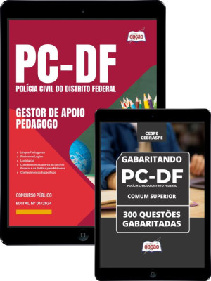 Combo PCDF Gestor de Apoio às Atividades Policiais Civis - Especialidade: Pedagogo