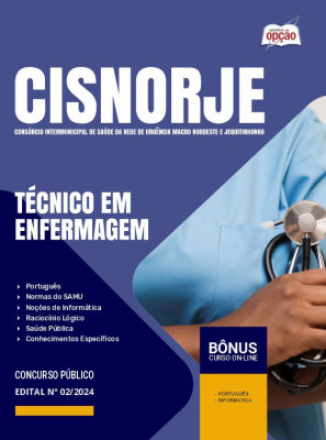 Apostila CISNORJE em PDF - Técnico em Enfermagem 2024