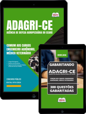 Combo ADAGRI-CE Comum aos Cargos: Engenheiro Agrônomo e Médico Veterinário