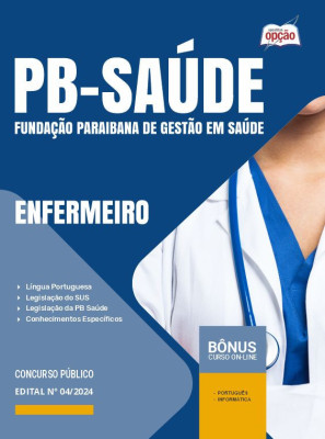 Apostila PB Saúde em PDF - Enfermeiro 2024