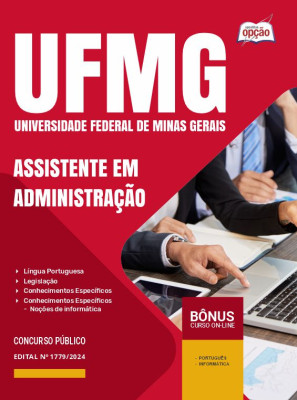 Apostila UFMG 2024 - Assistente em Administração