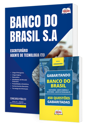 Combo Banco do Brasil - Escriturário - Agente de Tecnologia (TI)