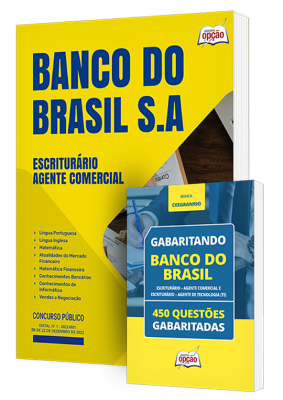 Combo Banco do Brasil - Escriturário - Agente Comercial