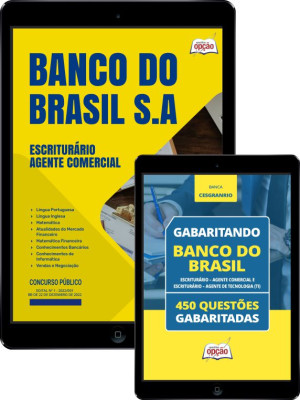 Combo Banco do Brasil Escriturário - Agente Comercial