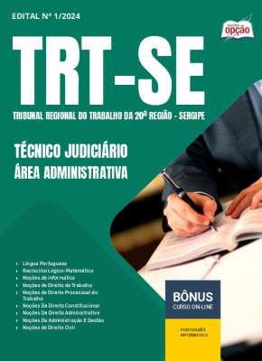 Apostila TRT-SE 2024 - Técnico Judiciário - Área Administrativa