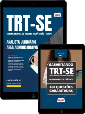 Combo TRT-SE Analista Judiciário - Área Administrativa