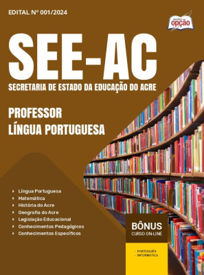 Apostila SEE-AC 2024 - Professor - Língua Portuguesa