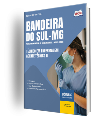 Apostila Prefeitura de Bandeira do Sul - MG 2024 - Técnico em Enfermagem - Agente Técnico II