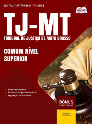 Apostila TJ-MT 2024 - Comum Nível Superior