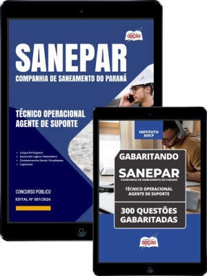 Combo SANEPAR Técnico Operacional - Agente de Suporte