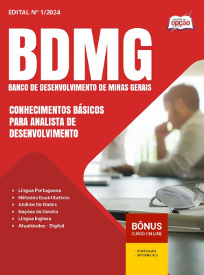 Apostila BDMG 2024 - Analista de Desenvolvimento (Conhecimentos Básicos)