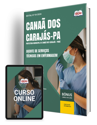 Apostila Prefeitura de Canaã dos Carajás - PA 2024 - Agente de Serviços Técnicos em Enfermagem