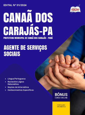 Apostila Prefeitura de Canaã dos Carajás - PA 2024 - Agente de Serviços Sociais